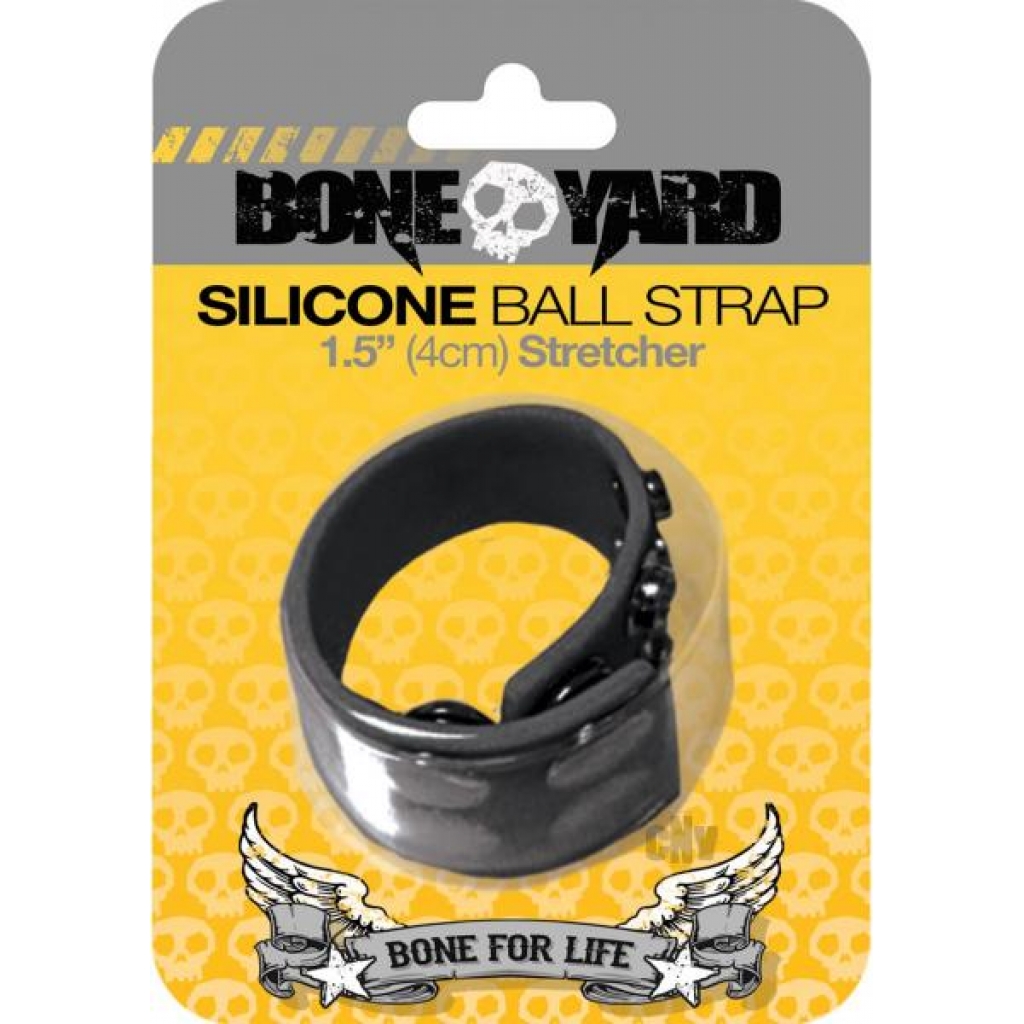 Boneyard Silicone Ball Strap Black - Rascal Toys