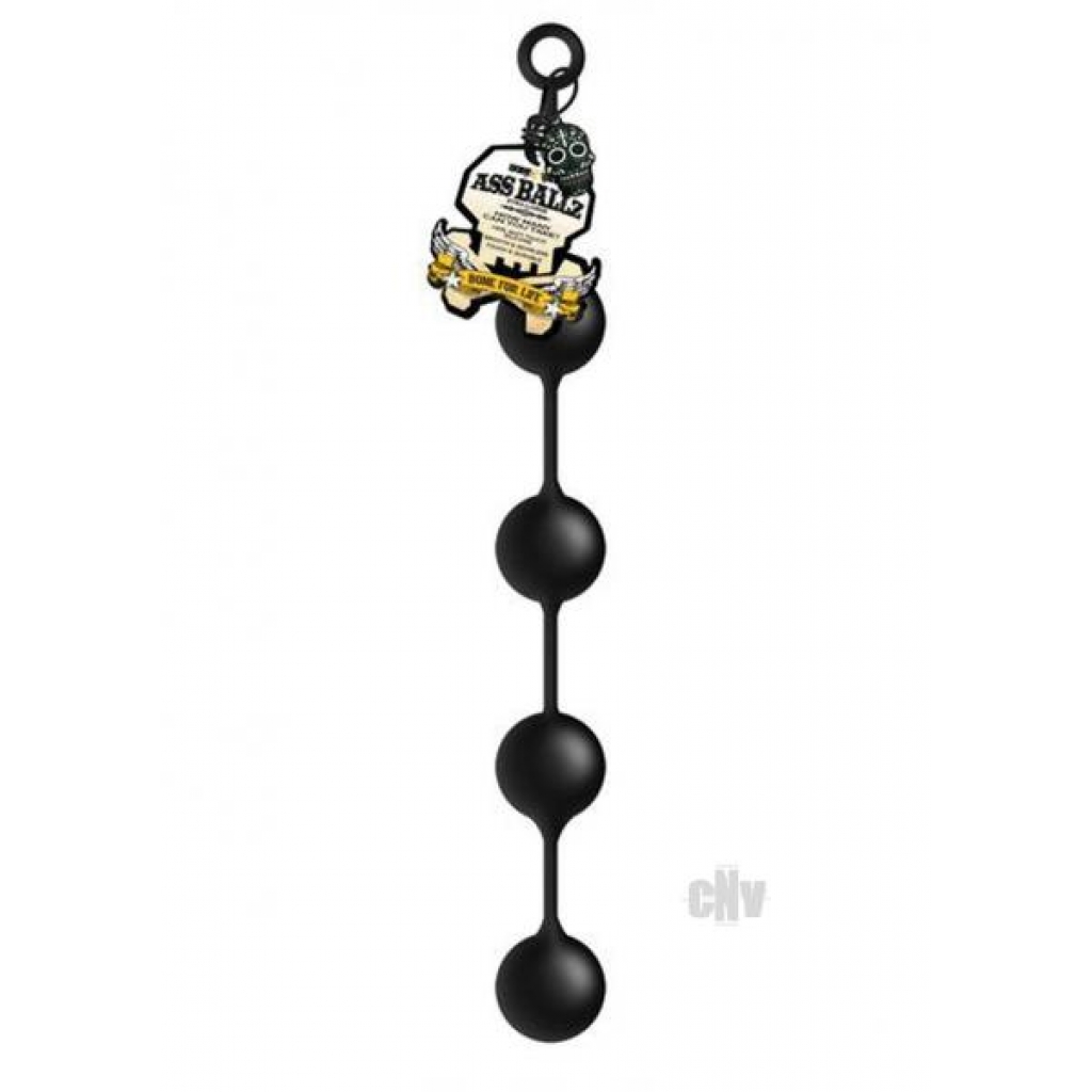 Ass Ballz Extra Large Black Anal Beads - Rascal Toys