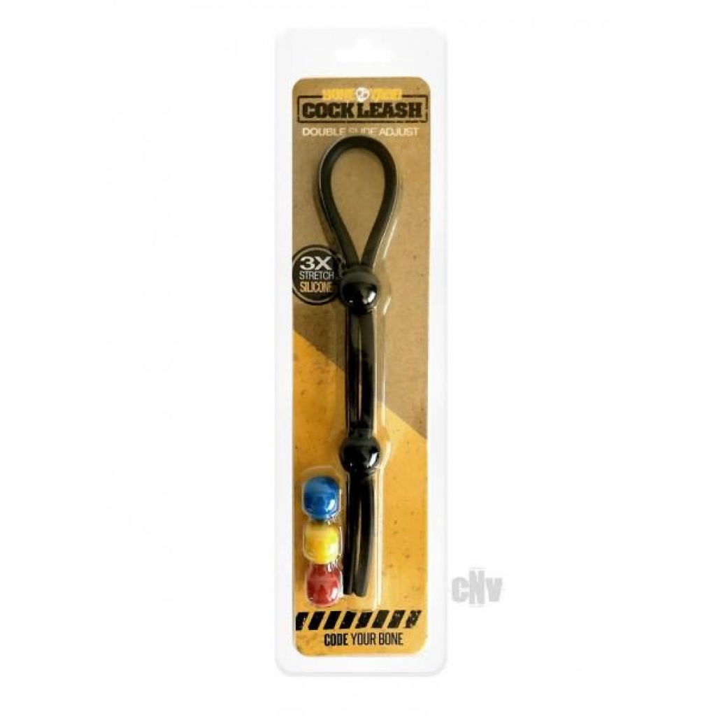 Boneyard Double Cock Leash Black