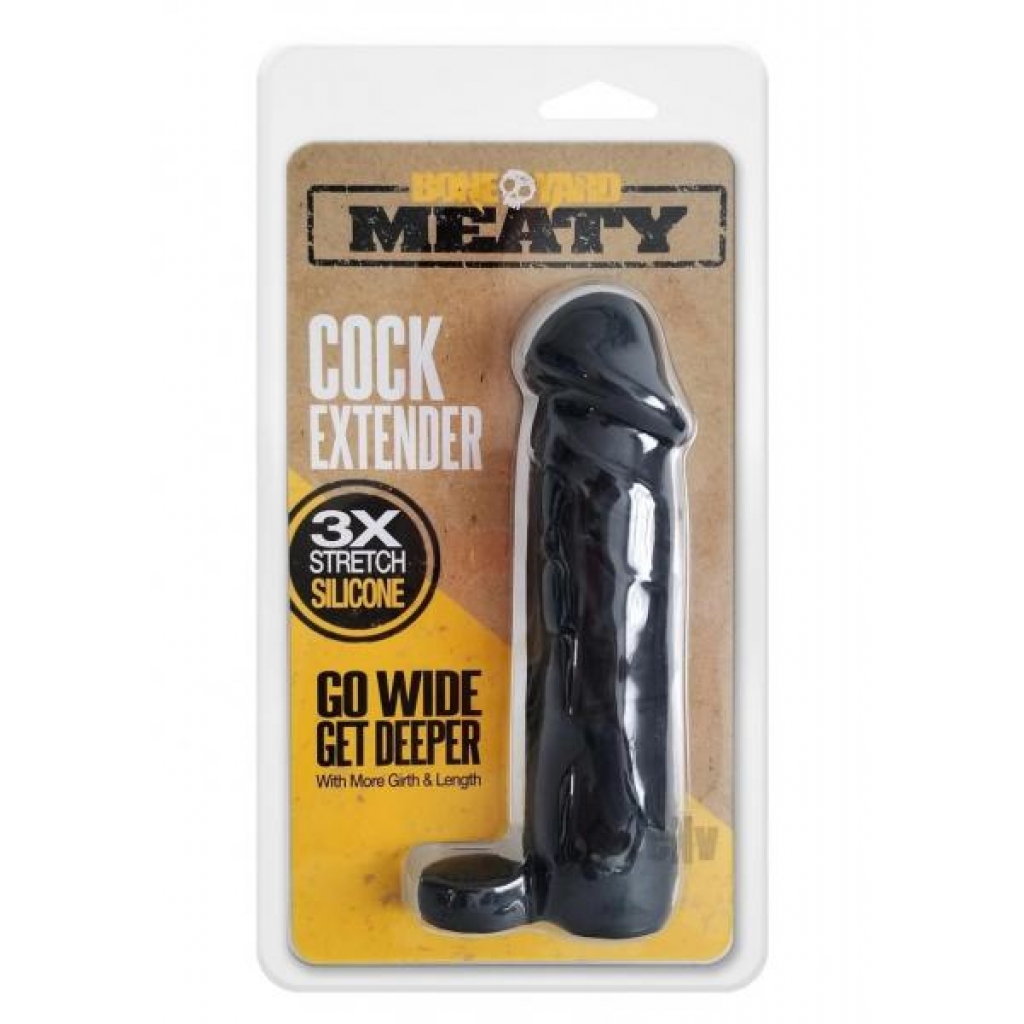 Boneyard Meaty Cock Extender Black - Rascal Toys