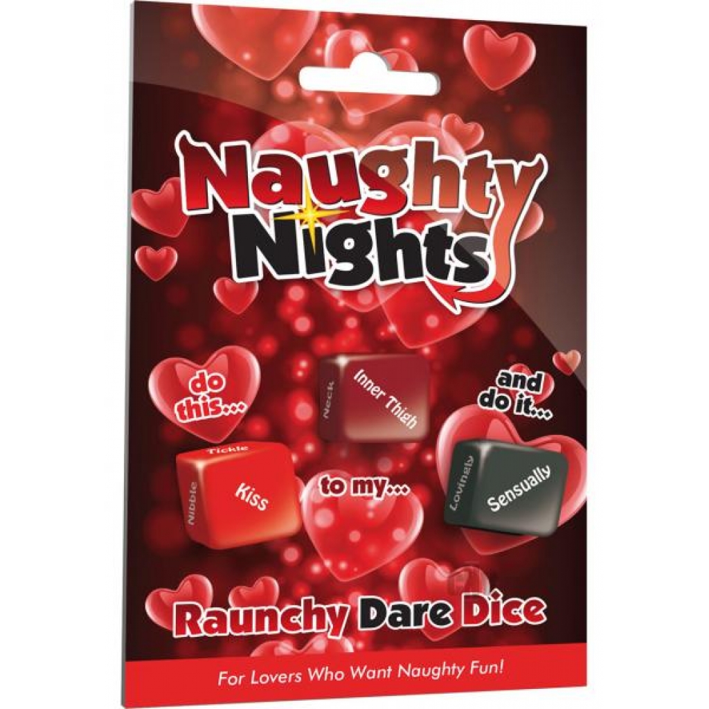 Naughty Nights Raunchy Dare Dice Game - Creative Conceptions