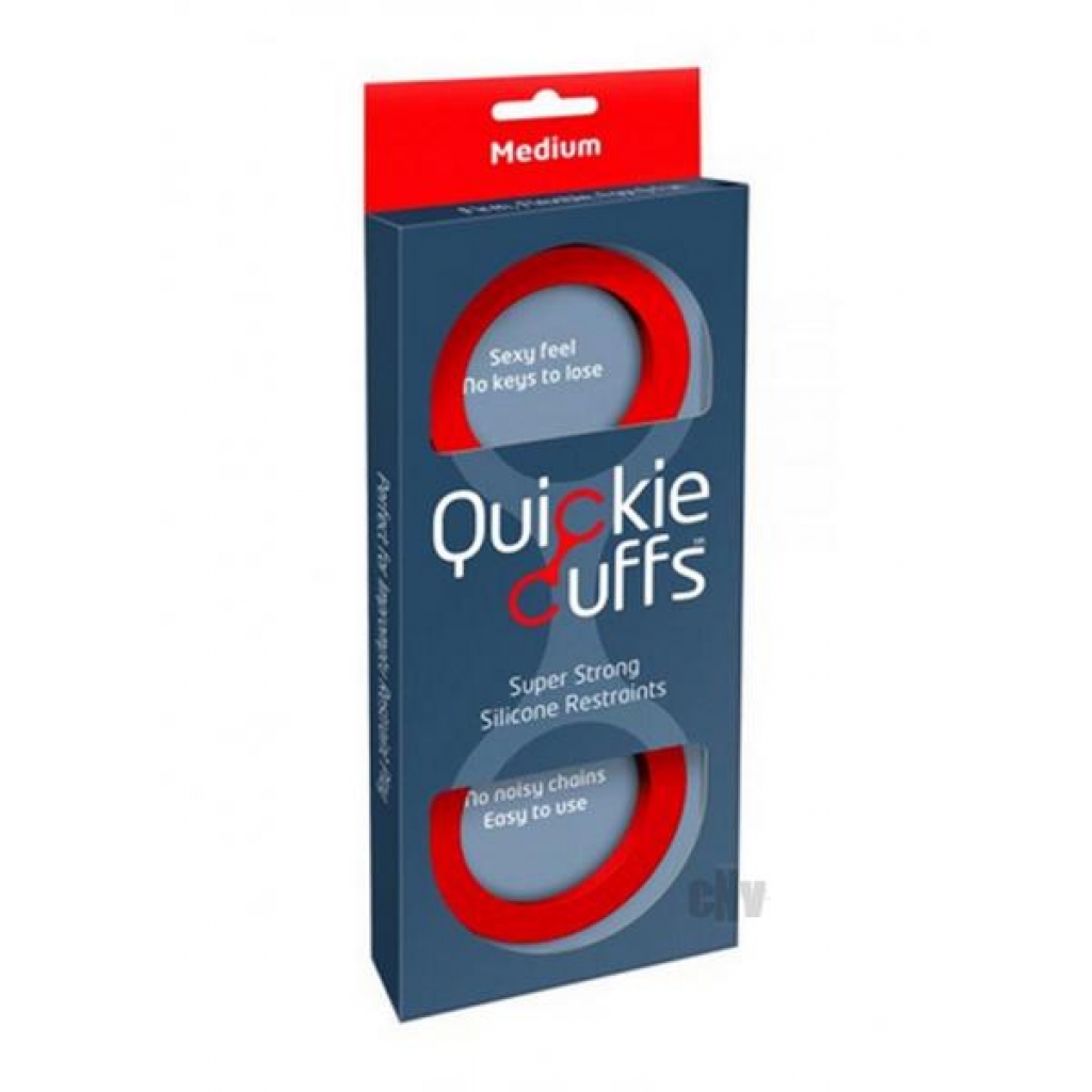 Quickie Cuffs Medium Red - Creative Conceptions