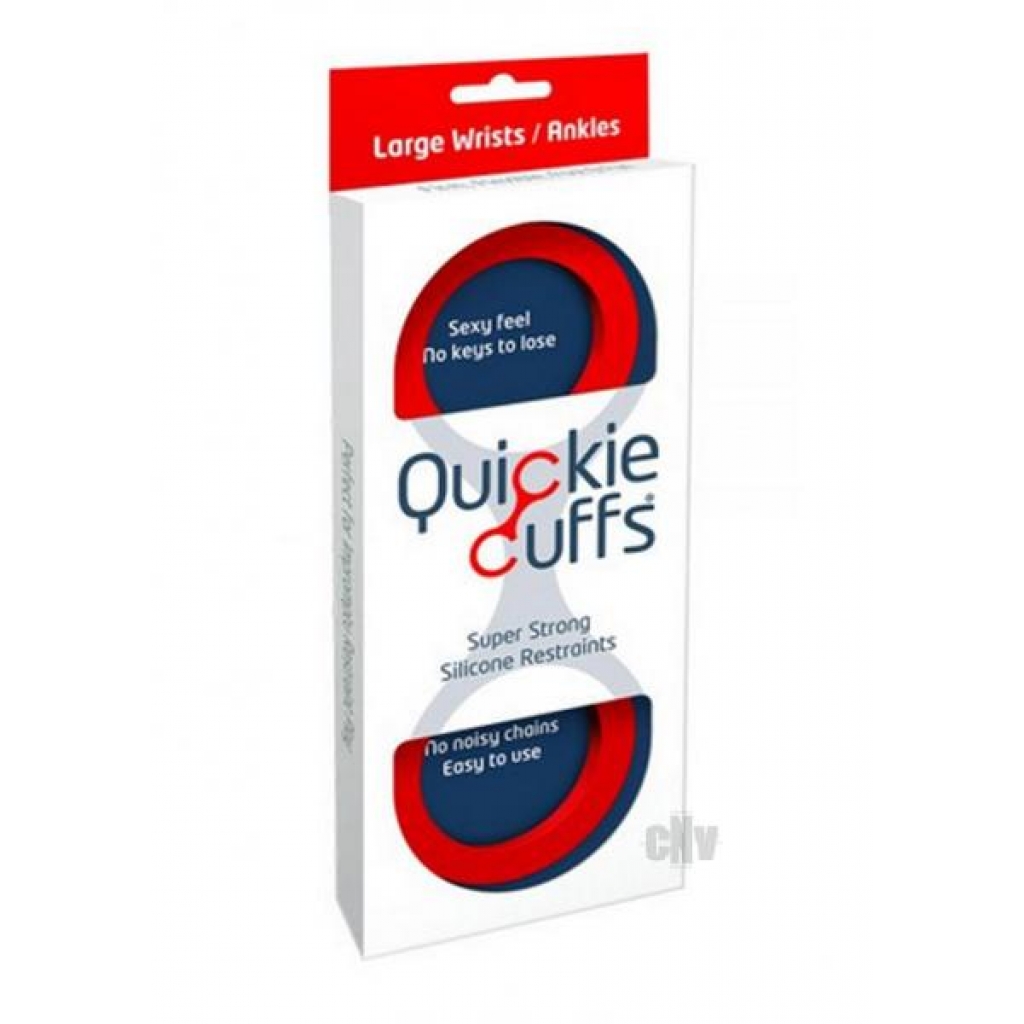 Quickie Cuffs Large Red - Creative Conceptions