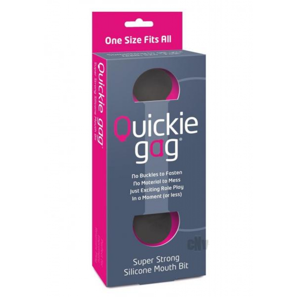 Quickie Bit Gag - Super Strong Silicone Mouth Gag