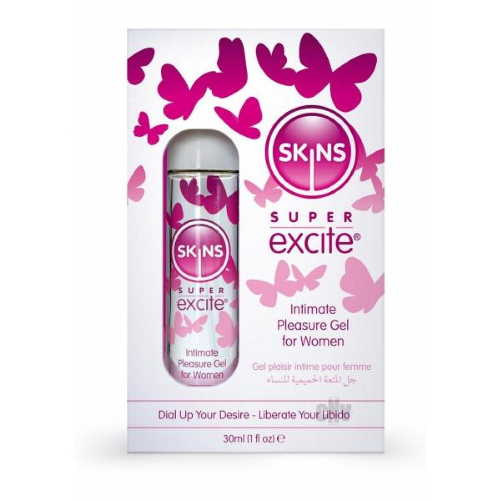 Skins Super Excite Clit Stim Gel 1oz - Creative Conceptionsl Llc