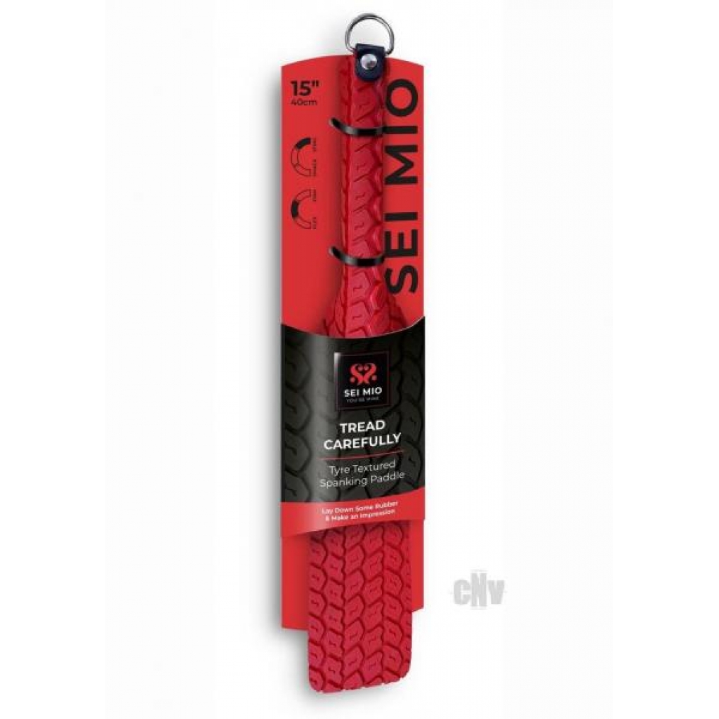 Sei Mio Tyre Paddle - Red - Unleash Your Desires