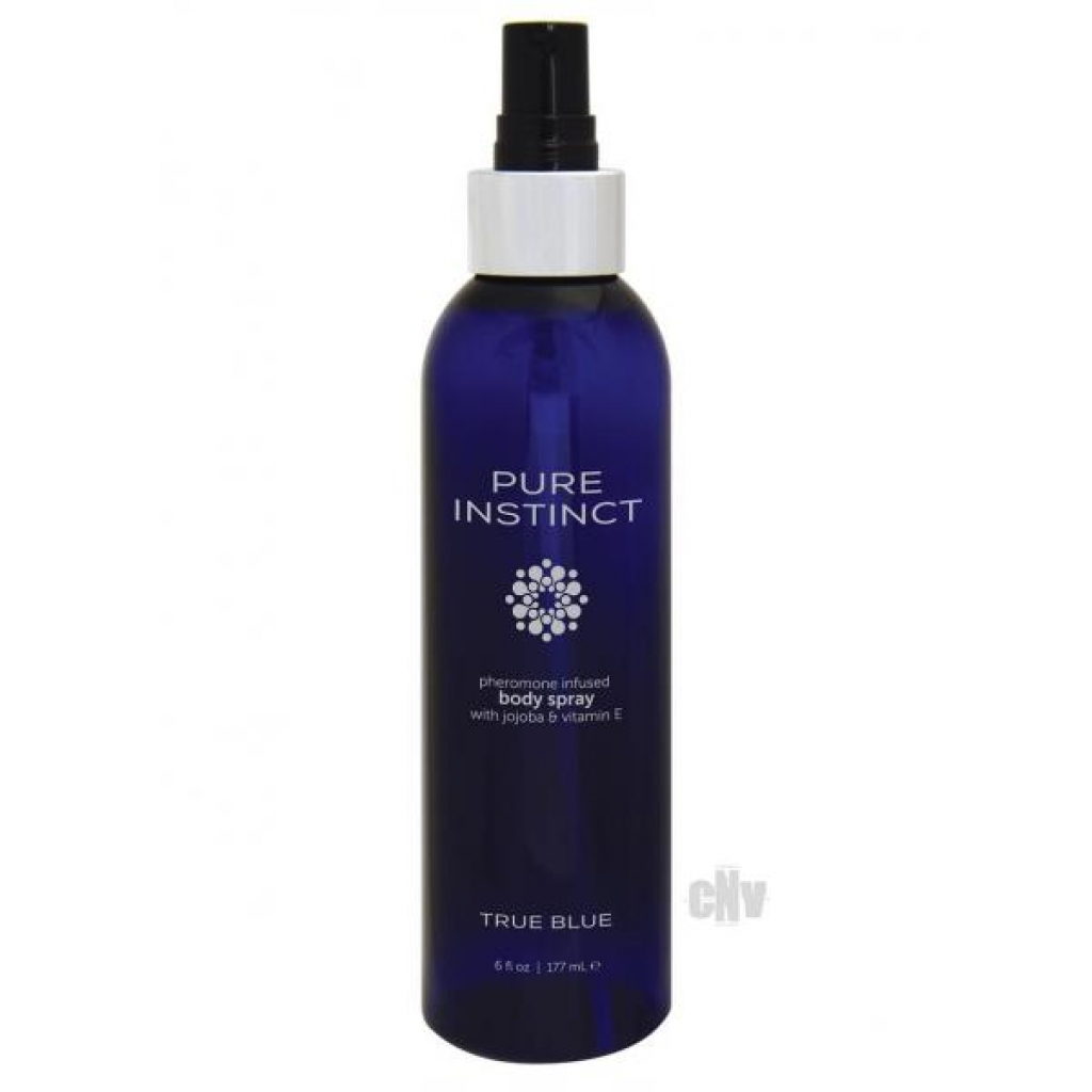 Pure Instinct Pheromone Body Spray True Blue 6oz - Classic Erotica