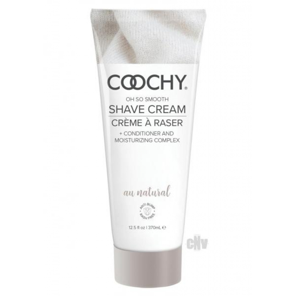 Coochy Shave Cream Au Natural 12.5oz - Classic Erotica