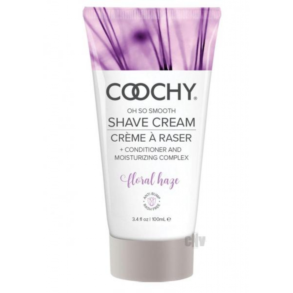 Coochy Shave Cream Floral Haze 3.4oz - Classic Erotica