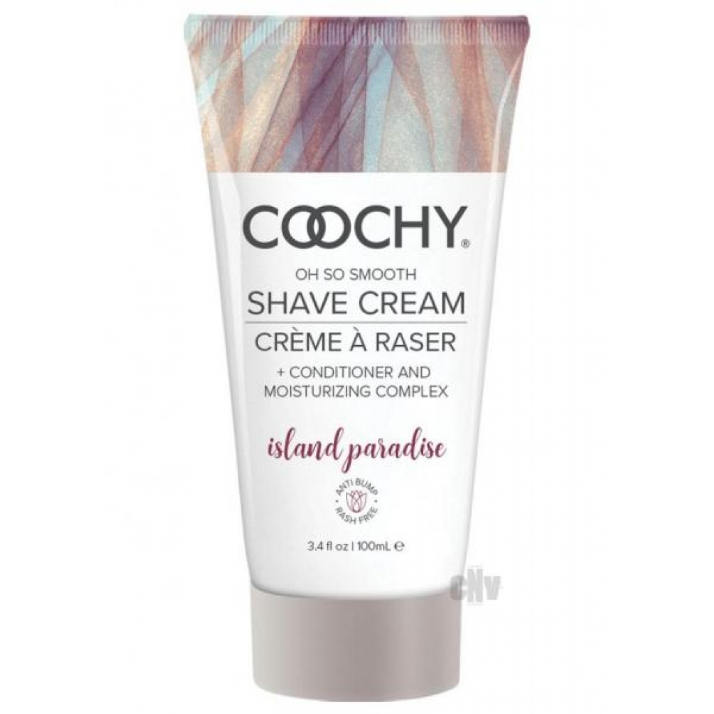 Coochy Shave Cream Island Paradise 3.4oz - Classic Erotica