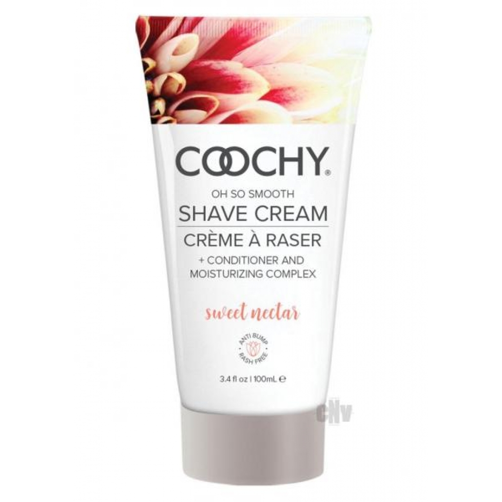 Coochy Shave Cream Sweet Nectar 3.4oz - Classic Erotica