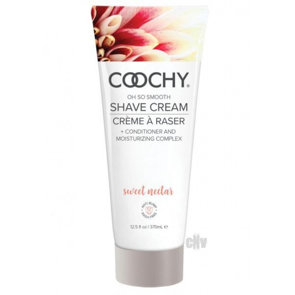 Coochy Shave Cream Sweet Nectar 12.5oz - Classic Erotica