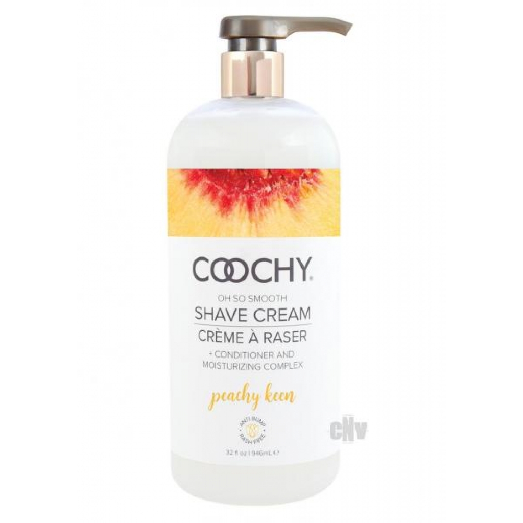 Coochy Shave Cream - Peachy Keen 32 Fl Oz