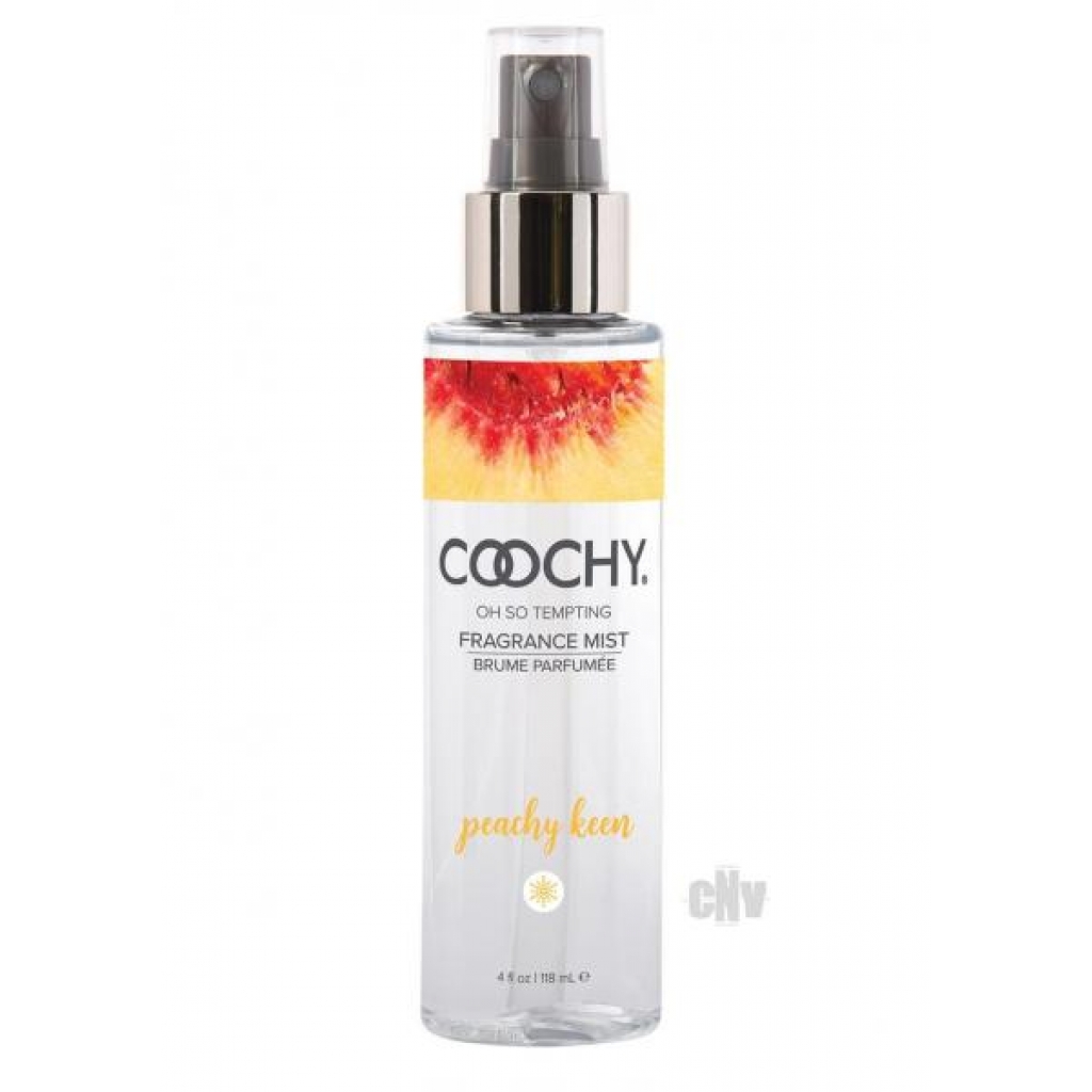 Coochy Fragrance Body Mist Peachy Keen 4 fluid ounces - Classic Erotica