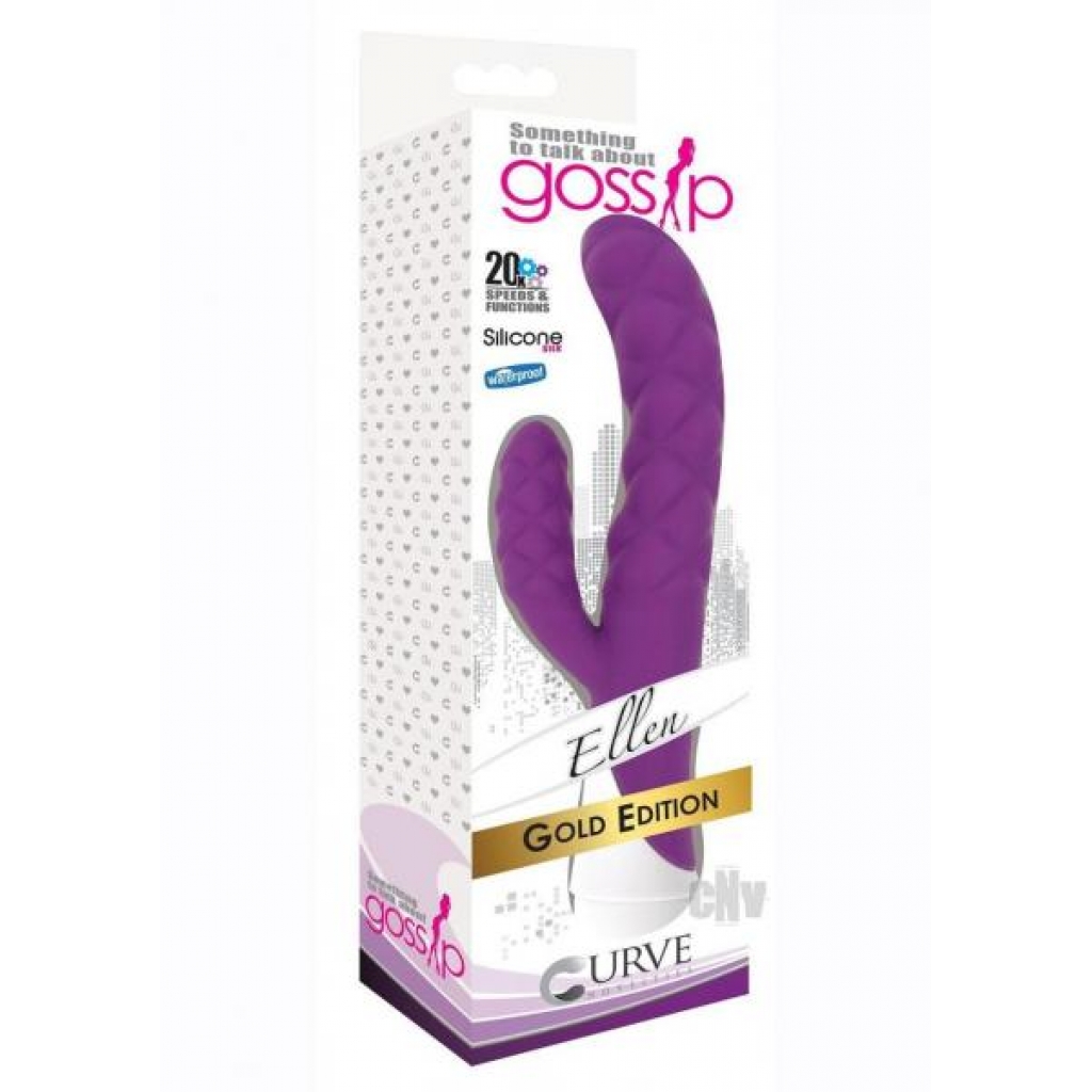 Gossip Ellen Vibrator Purple - Xr Curve