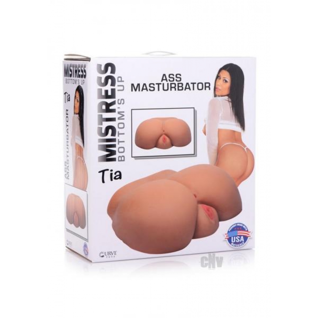 Mistress Bottoms Up Tia Pussy/ass Carame - Xr Brands