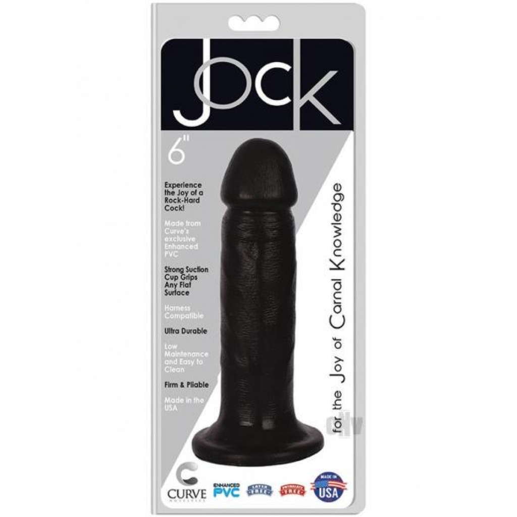 Jock Realistic Dildo 6 Black - Xr Curve