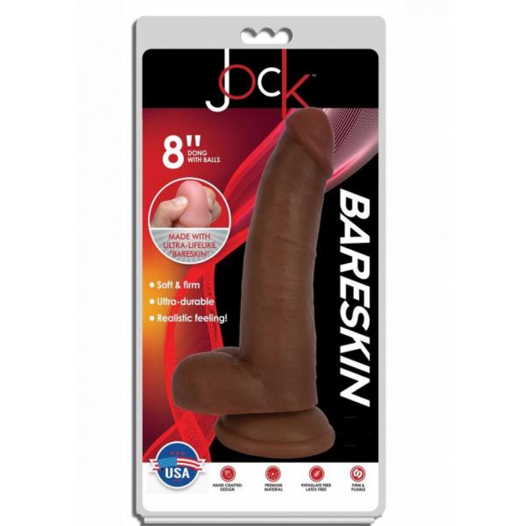 Bareskin Dong with Balls - Realistic 8-inch Experience