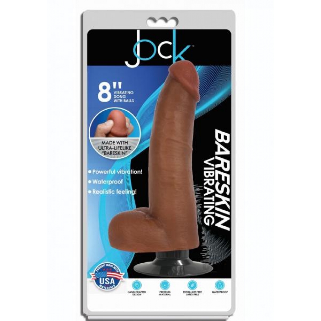 Jock Bareskin Vibe Dong W/balls 8 Car - Xr Curve