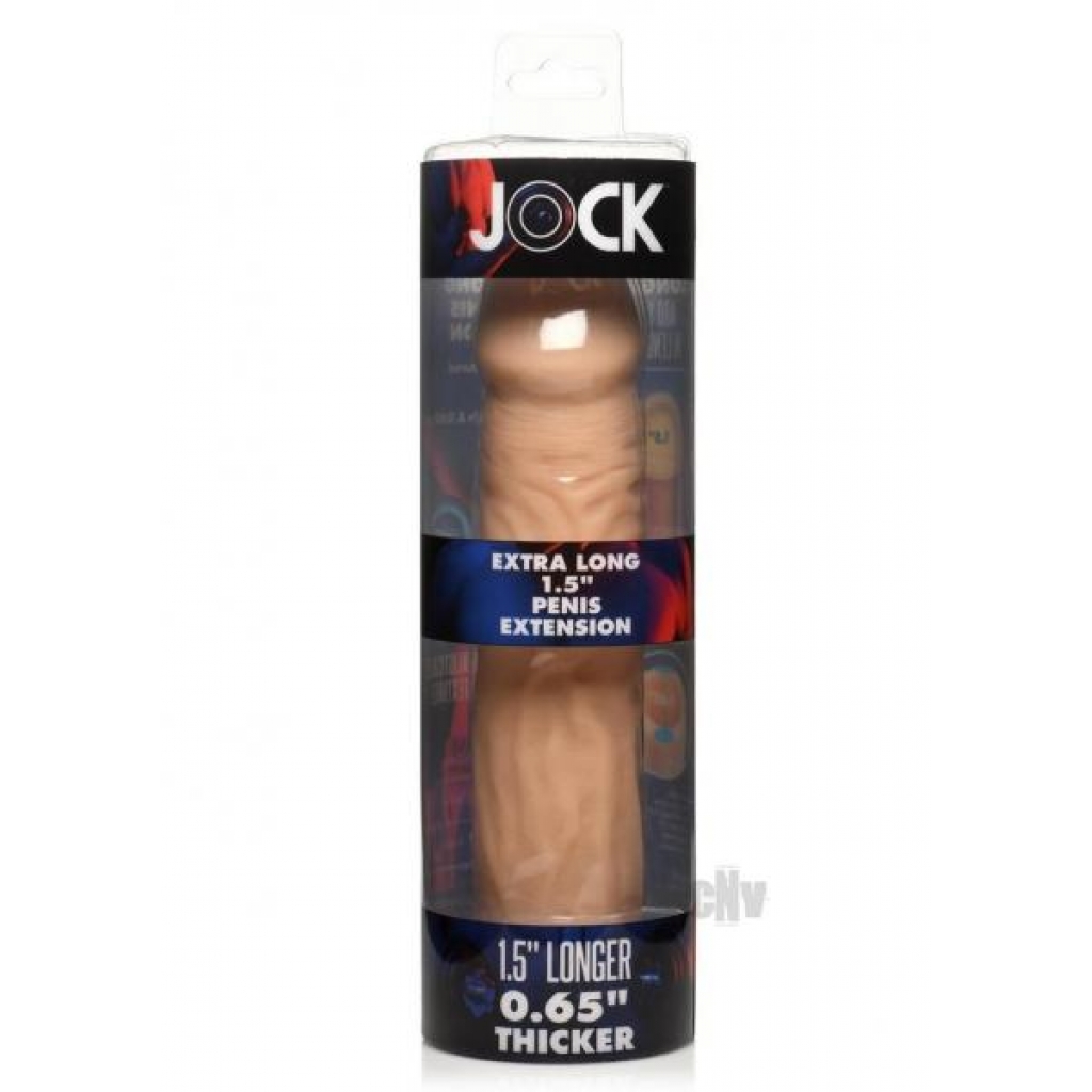 Jock Extra Long Penis Extension Sleeve - Light