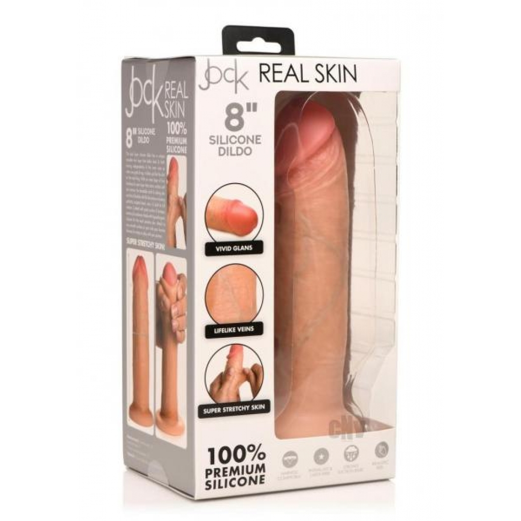 Jock Real Skin Dildo 8 Vanilla - Xr Curve