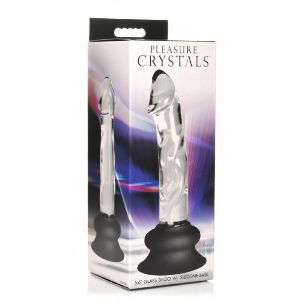 Pleasure Crystal Dildo Base 5.6 - Xr Curve