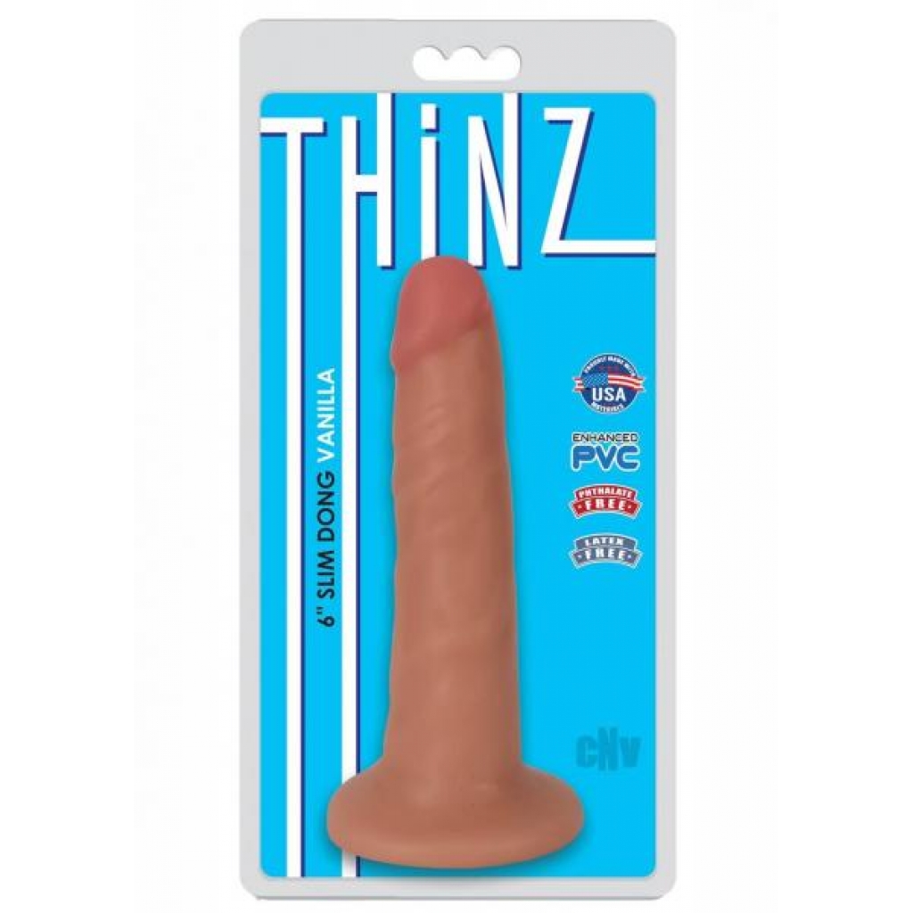 Thinz Slim Dong 6 Vanilla - Realistic Entry-Level Dildo