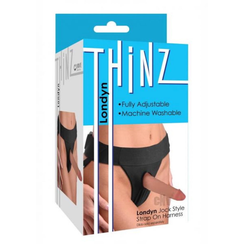 Thinz Londyn Jock Harness Black - Xr Curve