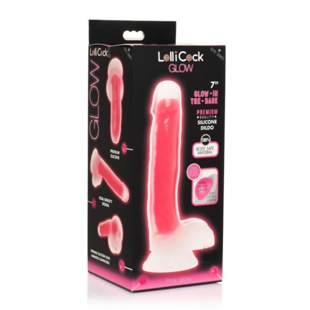 Lollicock Gitd Silicone Balls 7 Pink - Xr Curve