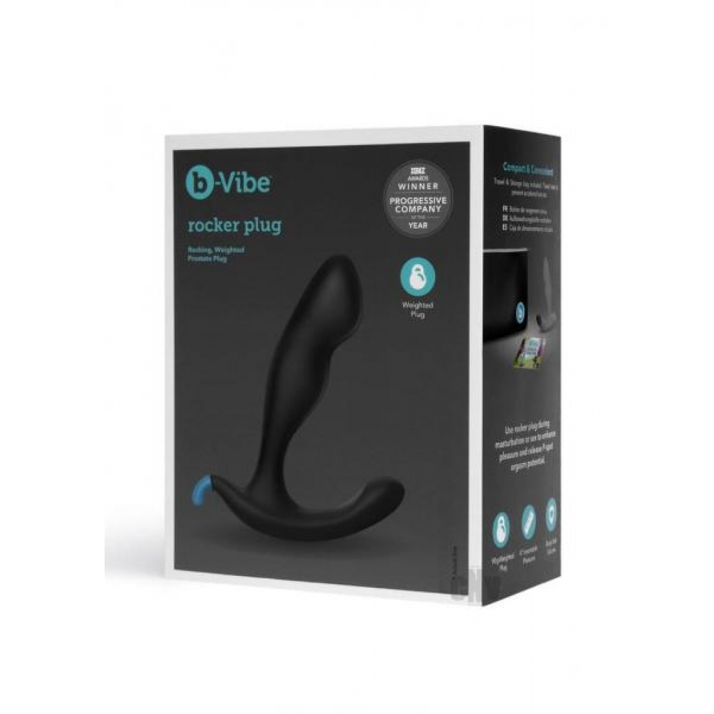 B Vibe Rocker Plug Black - B-vibe