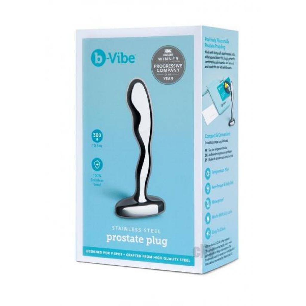 B Vibe Stainless Steel Prostate Plug