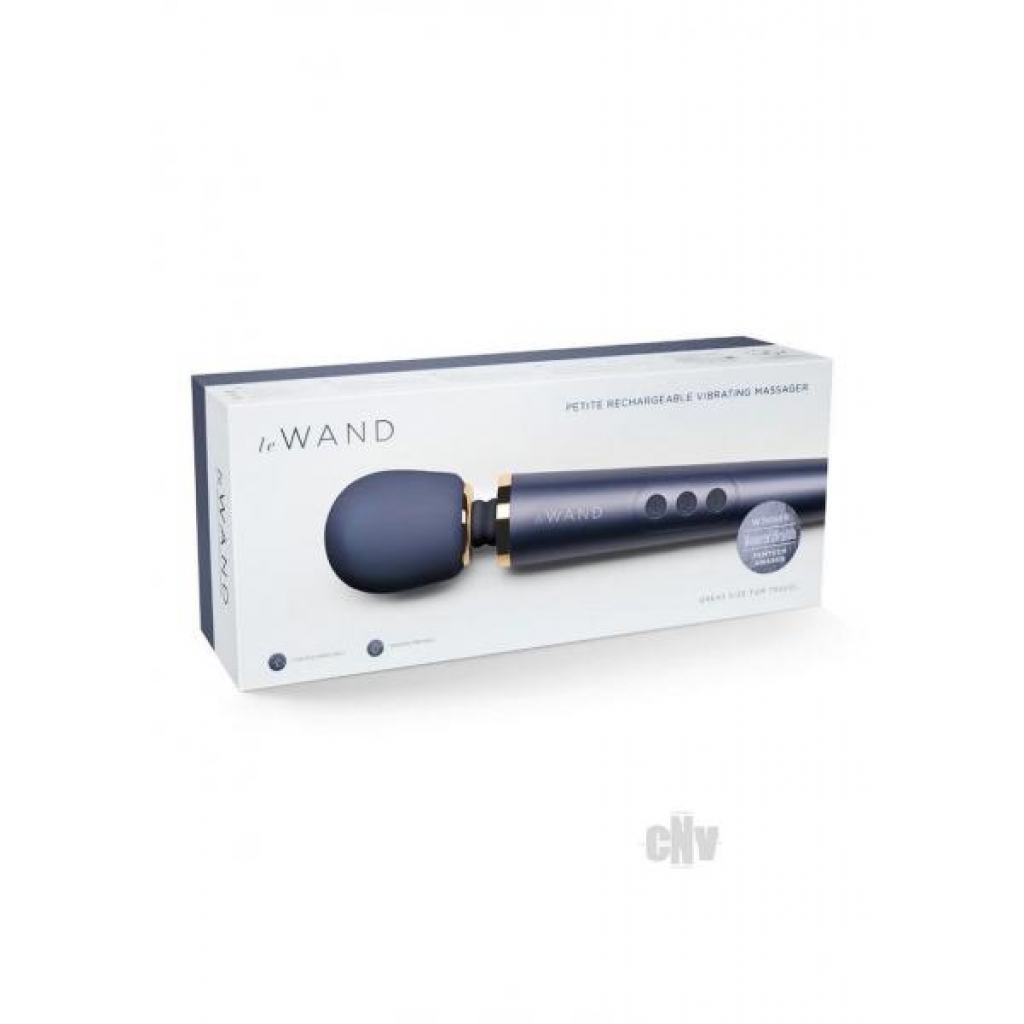 Le Wand Petite Vibe Massager Navy - Cotr Inc