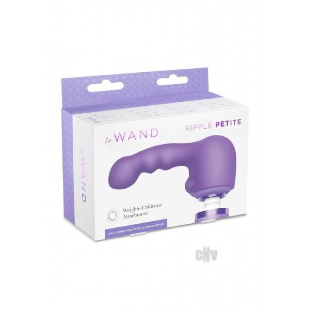 Le Wand Petite Ripple Attch Violet - Le Wand