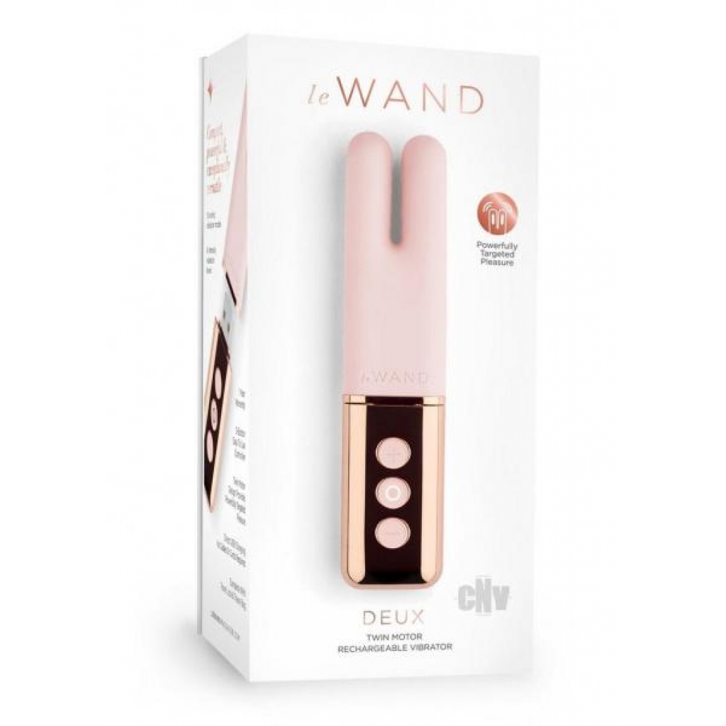 Le Wand Deux - Rechargeable Mini Vibrator in Rose Gold