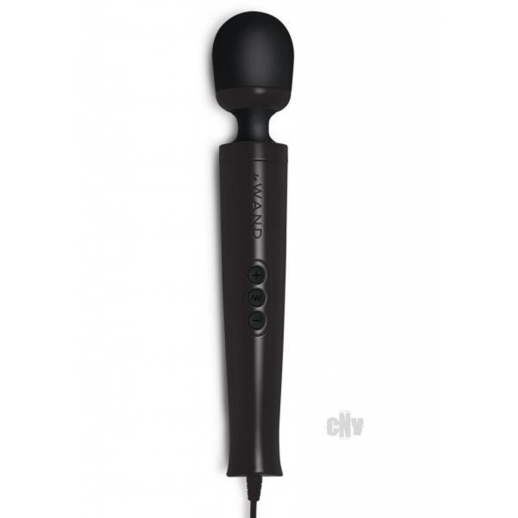 Le Wand Diecast Plug Massager Blk - Le Wand