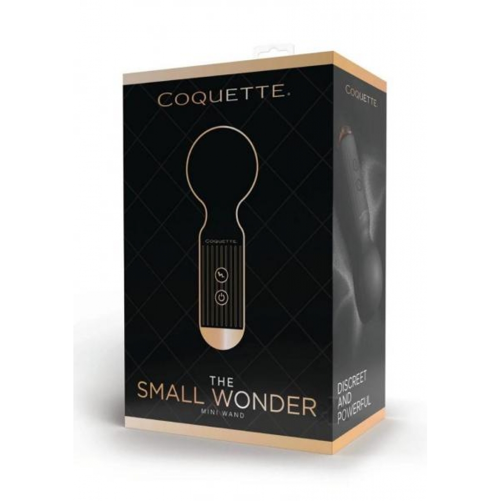 Coquette Small Wonder Mini Wand Blk/gld - Coquette