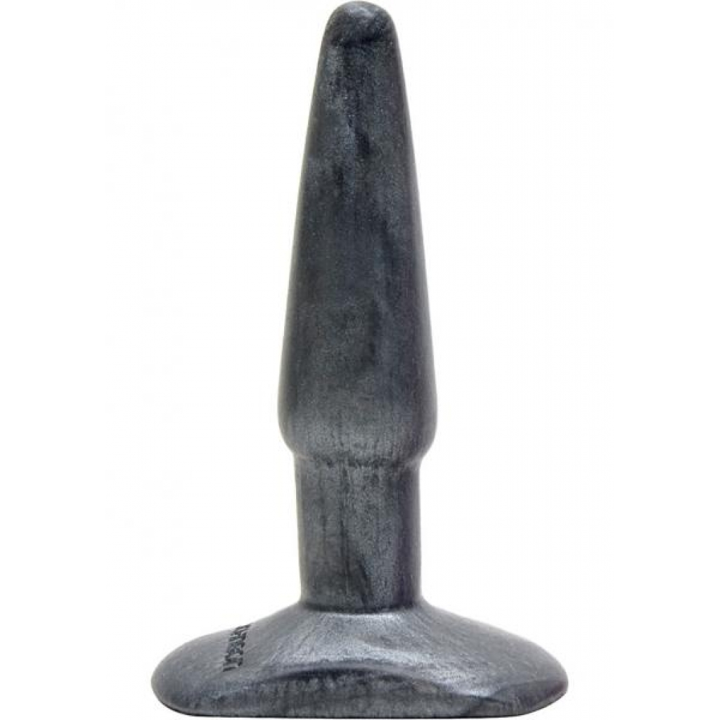 Platinum Premium Silicone Butt Plug - Lil End Charcoal