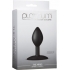 Platinum Silicone The Minis Spade Butt Plug Black Small - Doc Johnson