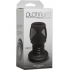 Platinum Silicone The Stretch Silicone Anal Plug Medium - Black - Doc Johnson