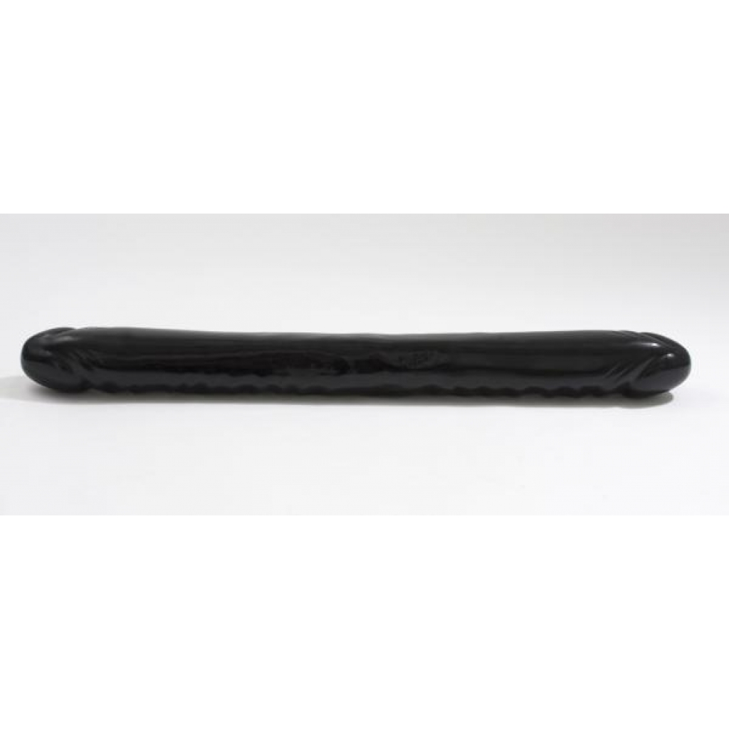 Double Header Veined Dong - 18 Inch Black