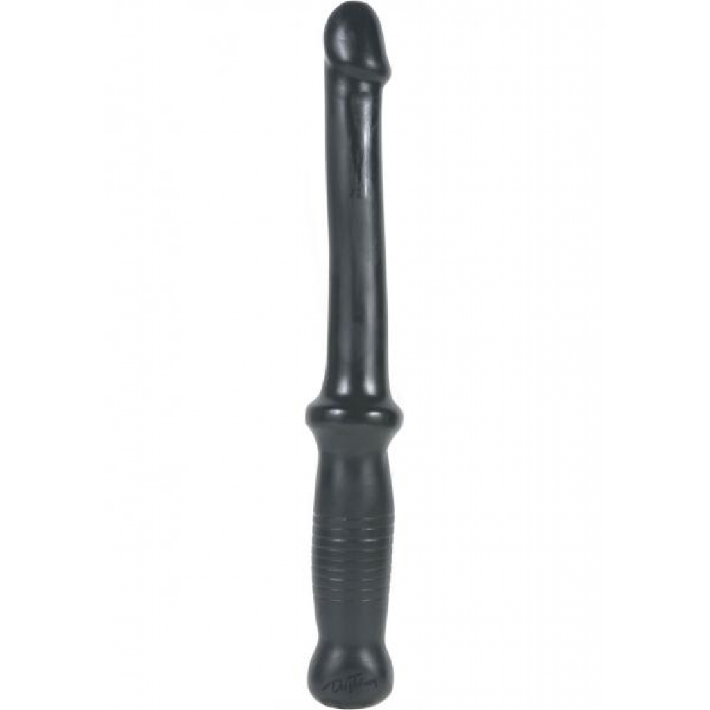 Anal Push Silagel Wand 12 Inch Black - Doc Johnson