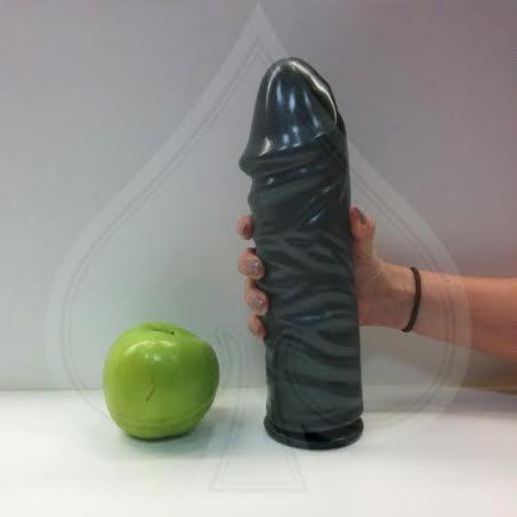 Bunker Buster Dildo 10 inches Gray - Doc Johnson