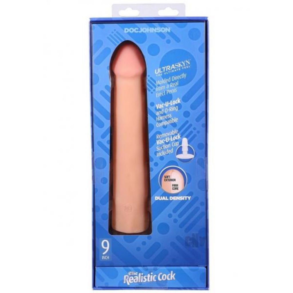 Realistic 9-Inch Ultra Suction Dong