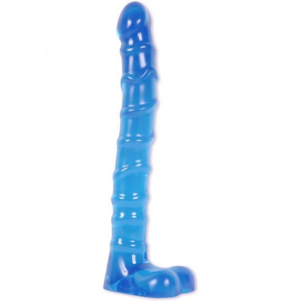 Raging Hard Ons Slim Line Anal Series Dong - 9 Inches Blue