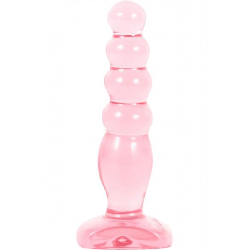 Crystal Jellies Anal Delight Probe Sil A Gel 5 Inch Pink - Doc Johnson