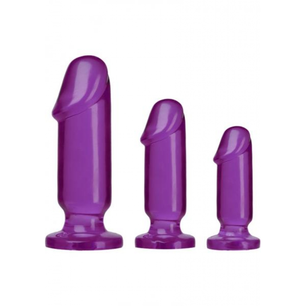 Crystal Jellies Anal Starter Kit - Purple