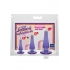 Crystal Jellies Anal Trainer Kit Purple - Doc Johnson