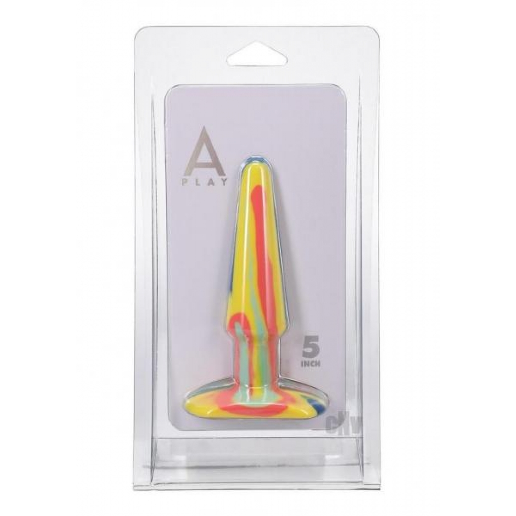 A-Play Groovy Anal Plug - 5 Inches - Orange