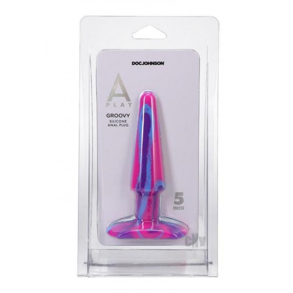 A-play Groovy Anal Plug 5 Fuchsia - Doc Johnson Enterprises