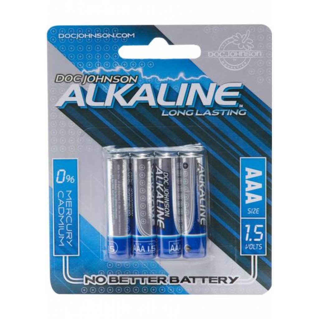 Doc Johnson Alkaline AAA Batteries 4 Pack